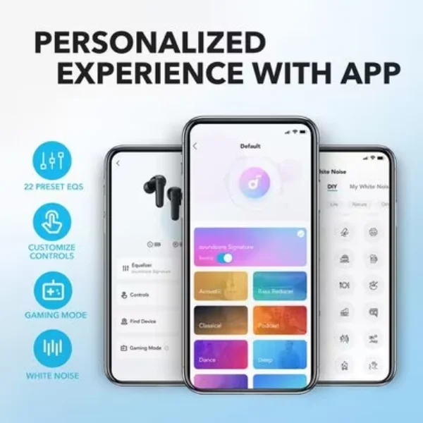 سماعات أذن Anker soundcore R50i لاسلكية بالكامل ببلوتوث – أزرق – A3949H32 - Image 5