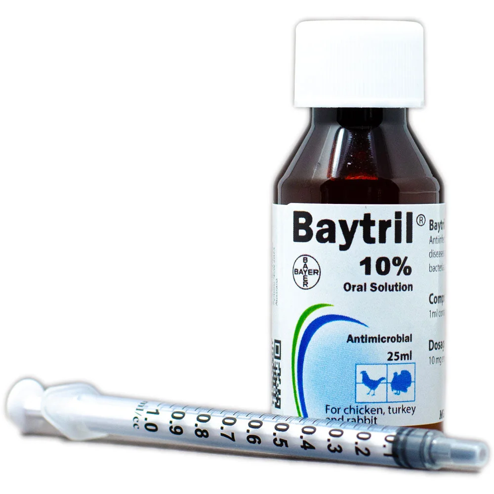 مضاد حيوي للطيور Baytril 25 مل