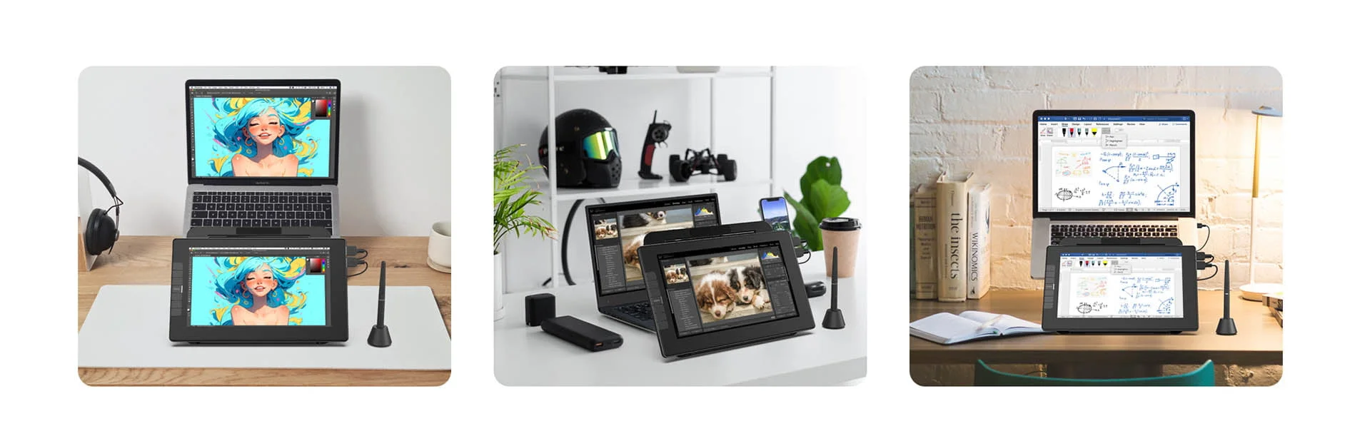 شاشة رسم VEIKK 11.6 إنش FHD IPS بقلم بدون بطارية Studio VK1200 V2 - Image 13