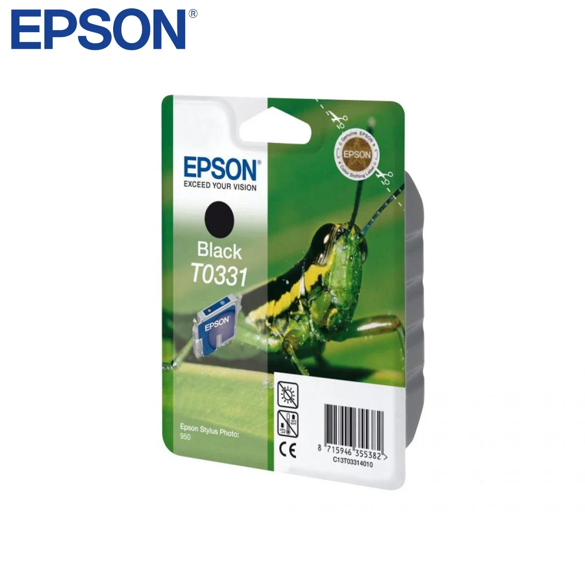خرطوشة حبر EPSON T0331 أصلية باللون الأسود
