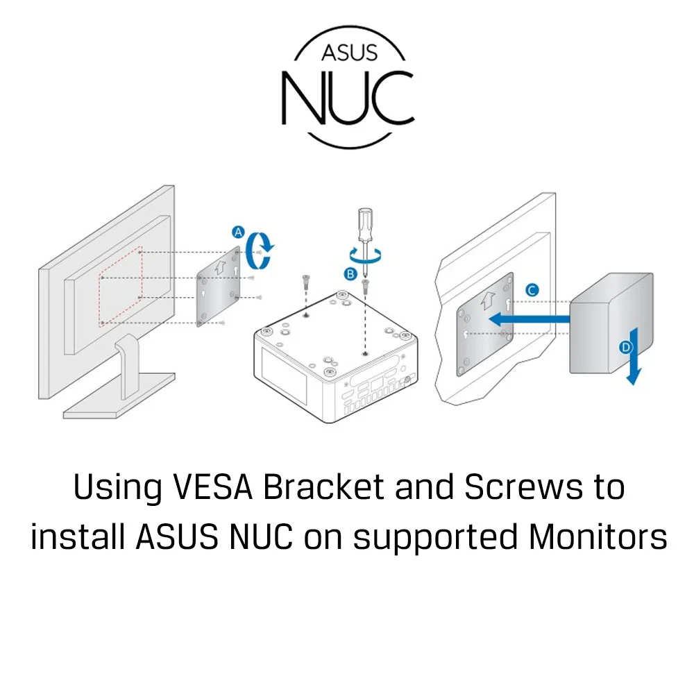 Asus NUC 13 Pro Mini PC Kit Bundle, Intel i5-1340P, 8GB DDR4, 500GB NVMe SSD, 2x Thunderbolt 4, 2x HDMI, DOS – RNUC13ANHI500002I (90AR00C1-M000B0) - Image 2