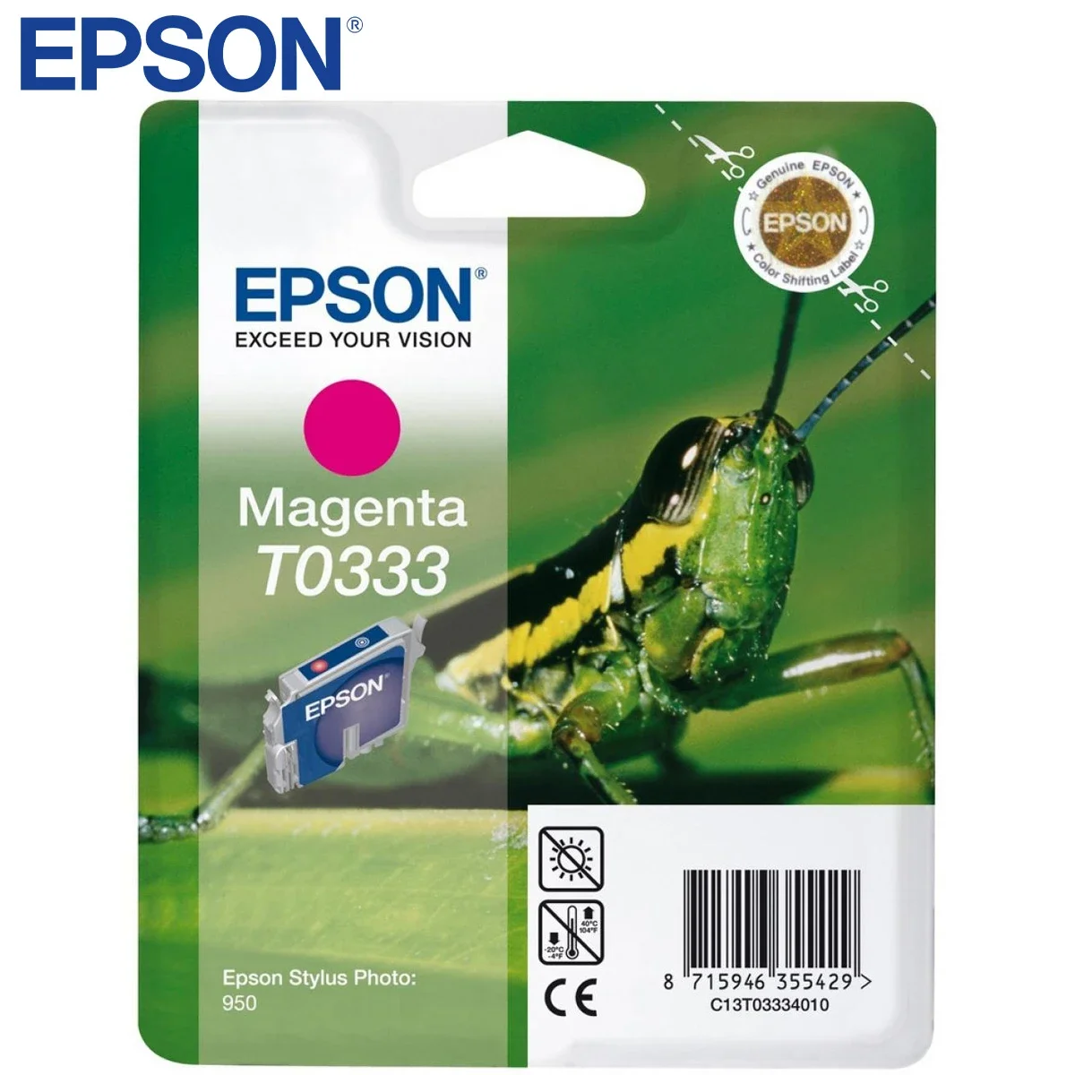 EPSON T0333 Original Magenta Ink Cartridge