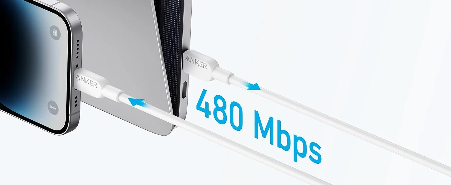 Anker USB-C to Lightning Cable 90CM MFi Certified for iPhone 14 Series White - Image 9