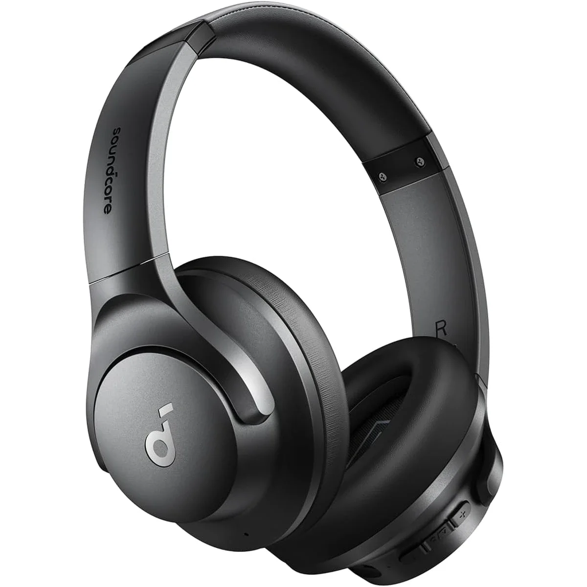 سماعات رأس Anker Soundcore Q20i لاسلكية بعزل ضوضاء هجين ANC، أسود