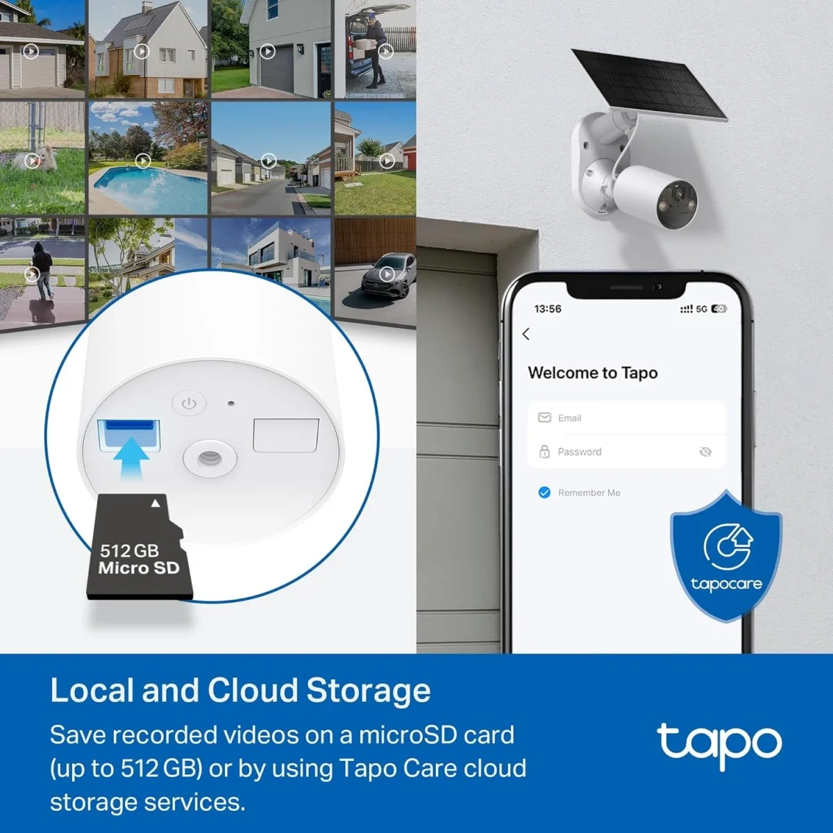 كاميرا مراقبة خارجية TP-LINK Tapo TC82 KIT بدقة 2K و3MP وبطارية مع لوحة شمسية IP65 - Image 5
