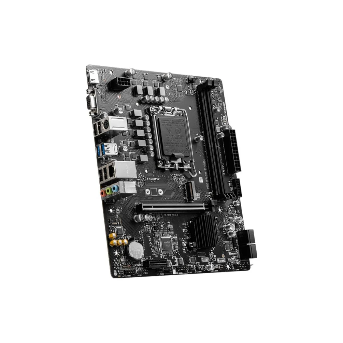 لوحة أم للألعاب MSI PRO B760M-E بحجم mATX، LGA 1700، DDR4، PCIe 4.0 - Thumbnail 2