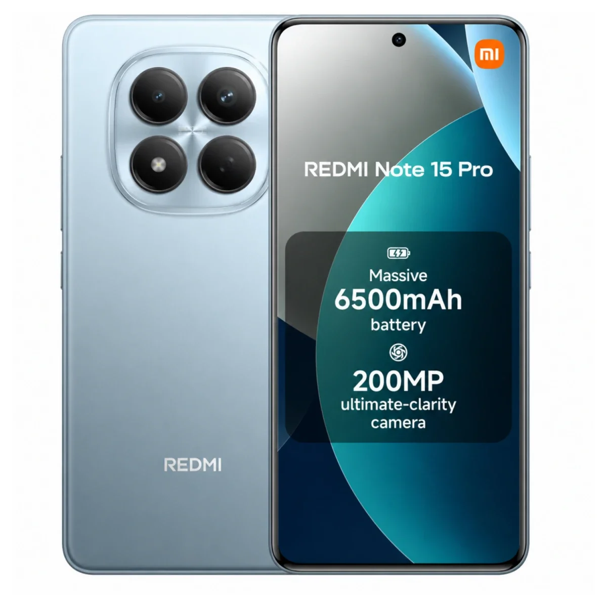 هاتف Xiaomi REDMI Note 15 Pro 4G ذكي 12GB رام 512GB جليشر بلو