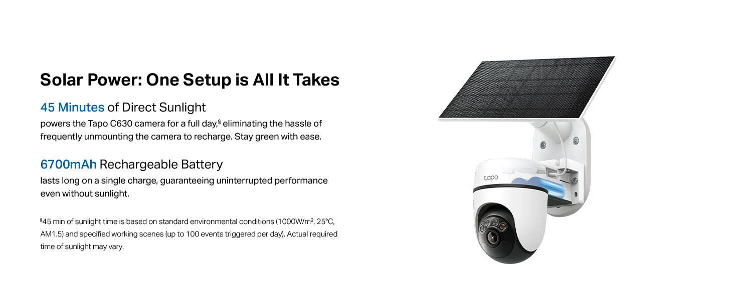 TP-LINK Tapo C630 KIT 3K 5MP Solar Outdoor Wireless Security Camera - Image 18
