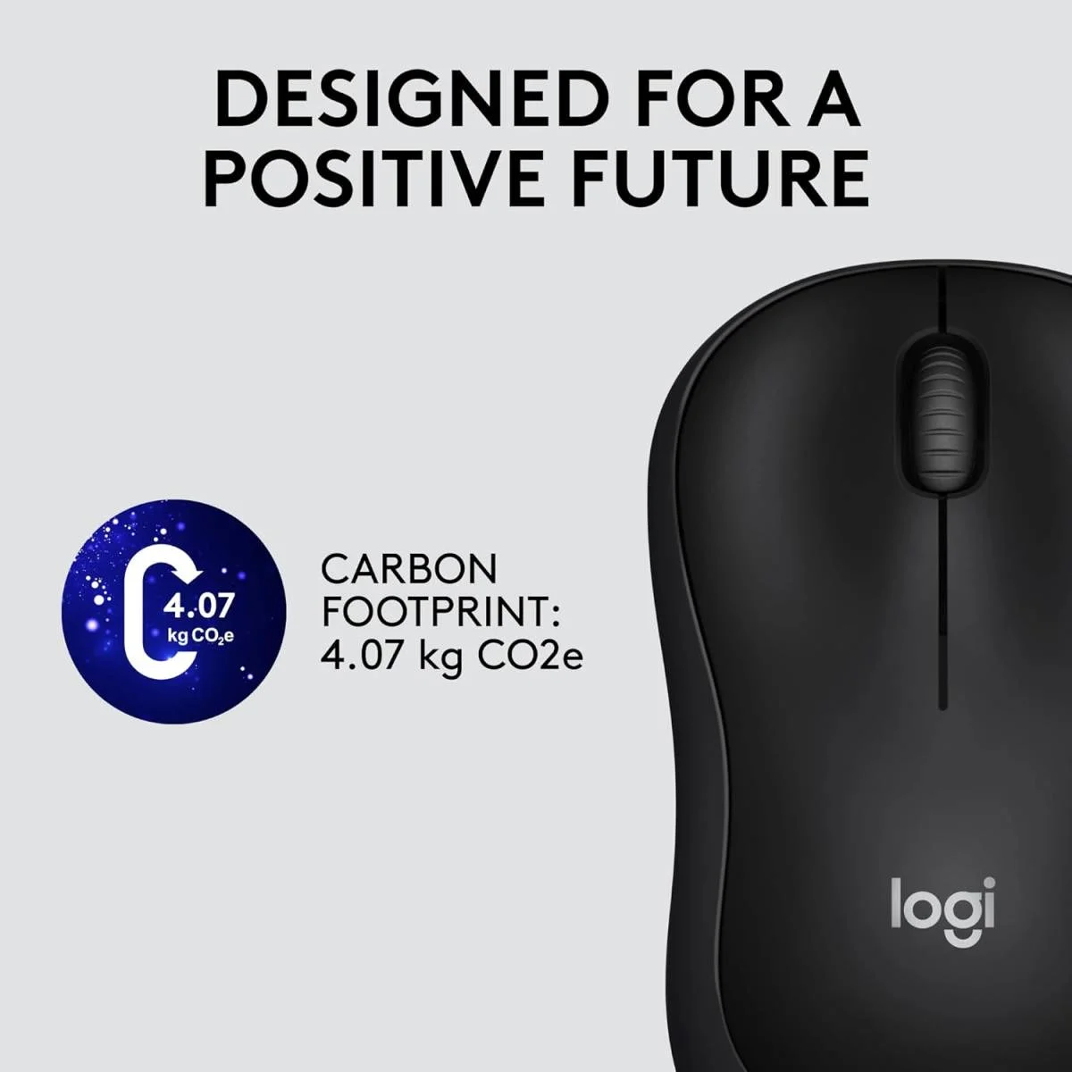 Logitech M220 Silent Wireless Mouse - Black - Image 2