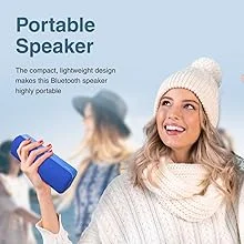 سماعة بلوتوث محمولة Promate Capsule-2 بقدرة 6 واط Bluetooth 5.0 أزرق - Thumbnail 11