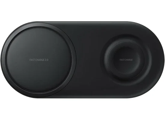 Samsung Wireless Charger Duo Pad Up to 25W Fast Charge 2.0 Qi Compatible - Black - Image 4