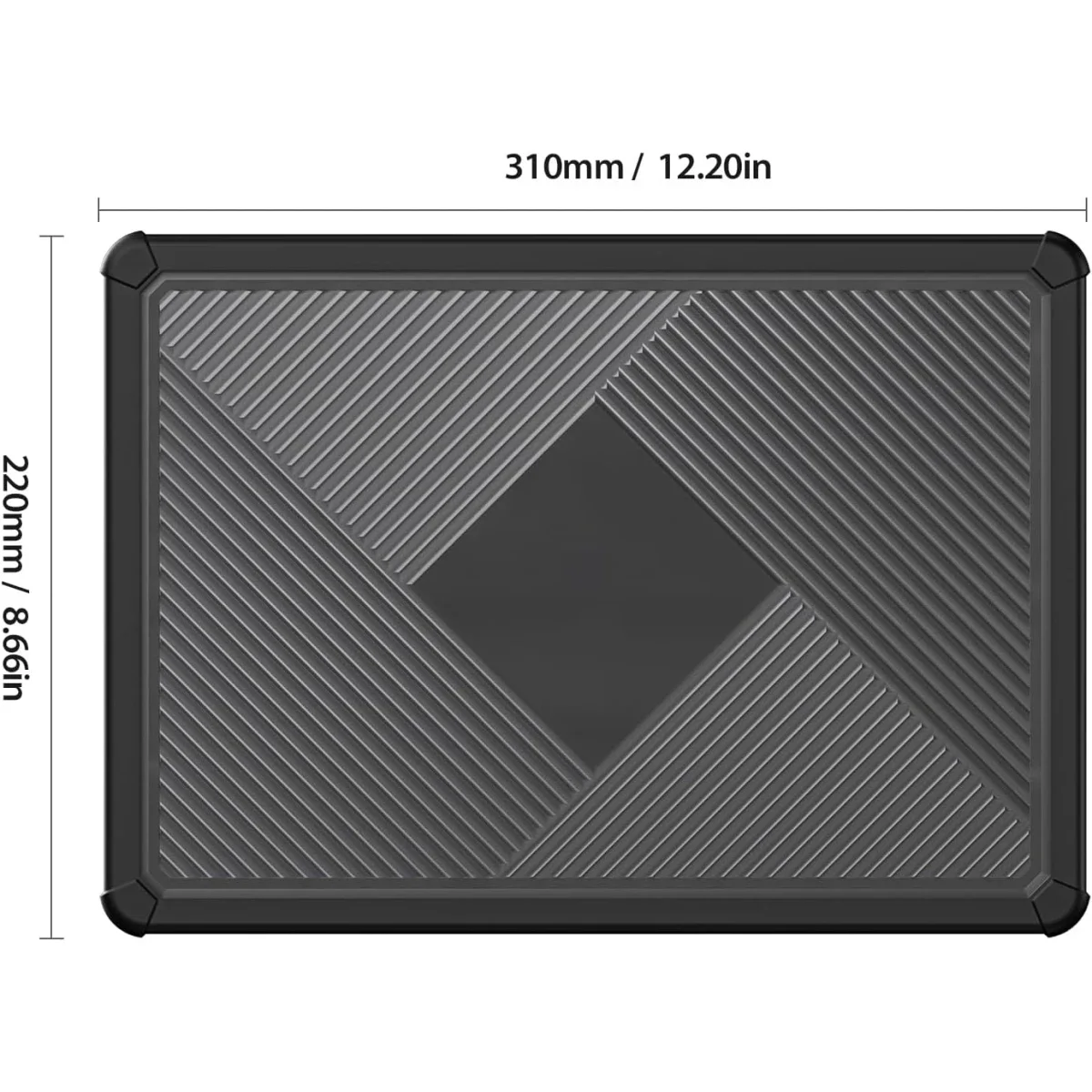 غطاء حماية صلب للابتوب DUX DUCIS LCGH Series لجهاز Apple MacBook Pro 14 باللون الأسود - Image 2