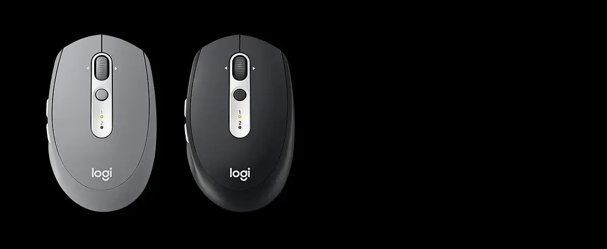 Logitech M585 Multi-Device Wireless Bluetooth Mouse - Red - Thumbnail 4