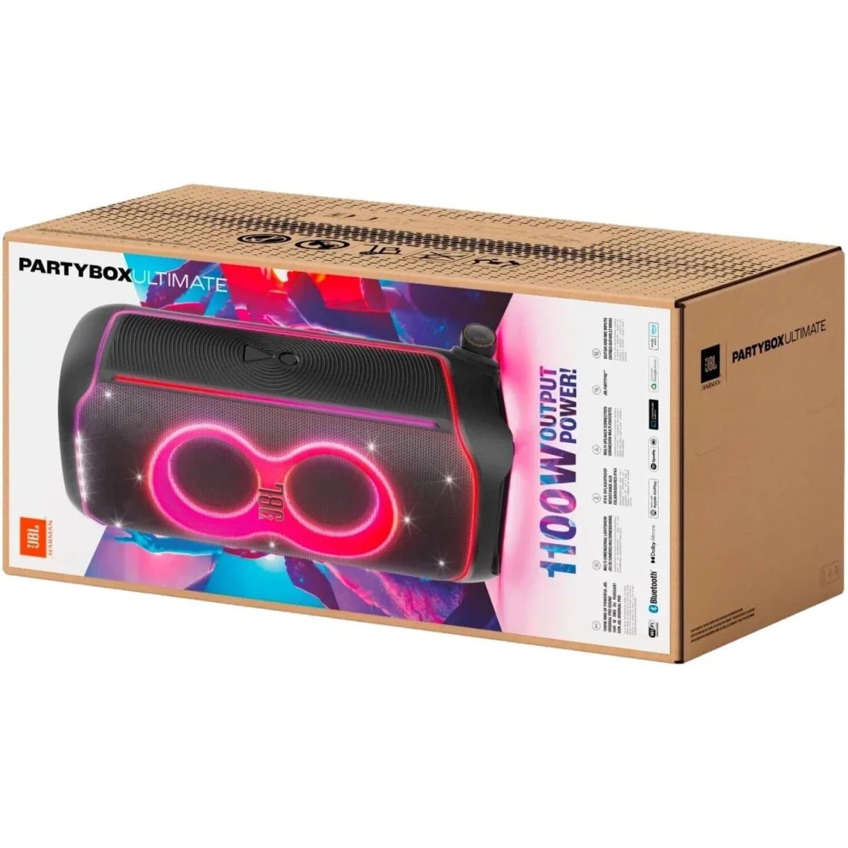 مكبر صوت للحفلات JBL PartyBox Ultimate بقدرة 1100 واط مع Dolby Atmos وWi-Fi 6 وبلوتوث - أسود - Image 3