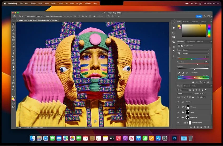 Apple MacBook Pro 14-inch (2023) M2 Pro 10-core CPU 16-core GPU 1TB SSD 16GB RAM Space Grey Arabic Keyboard - Thumbnail 5