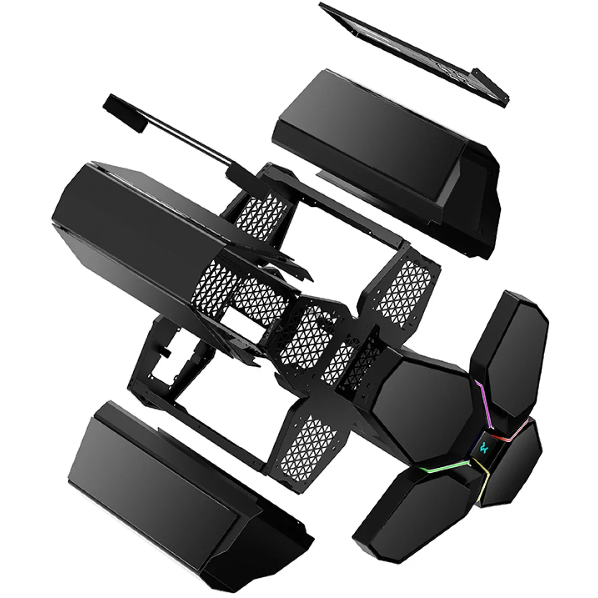 DeepCool QUADSTELLAR INFINITY ATX Aluminum RGB Gaming Case - Image 6