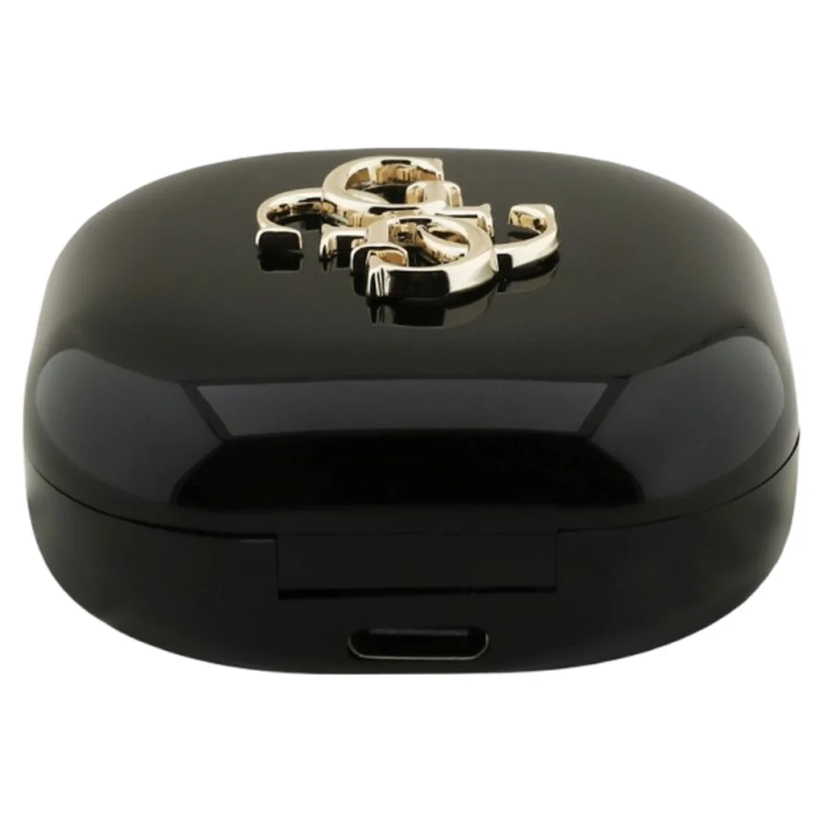 Guess GUTWSJ7HE4GK 4G Metal Logo TWS Bluetooth Earphones with Charging Case - Black - Image 3