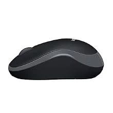 ماوس لاسلكي Logitech M185 بتردد 2.4GHz ومستقبل USB ودقة 1000 DPI رمادي Swift - Thumbnail 11