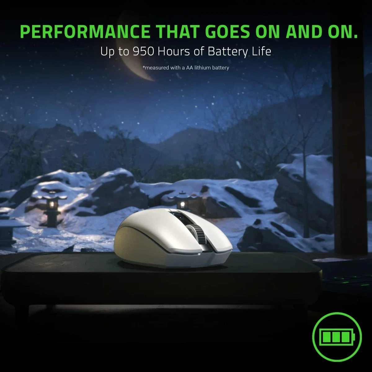Razer Orochi V2 (2026) Wireless Gaming Mouse, 18K DPI, White - Thumbnail 6