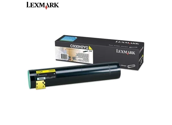 تونر Lexmark C935 أصلي باللون الأصفر - Thumbnail 2