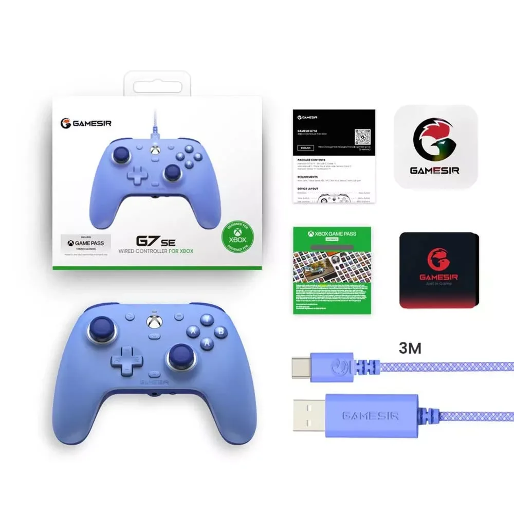 يد تحكم GameSir G7 SE سلكية للألعاب - أزرق - Image 5