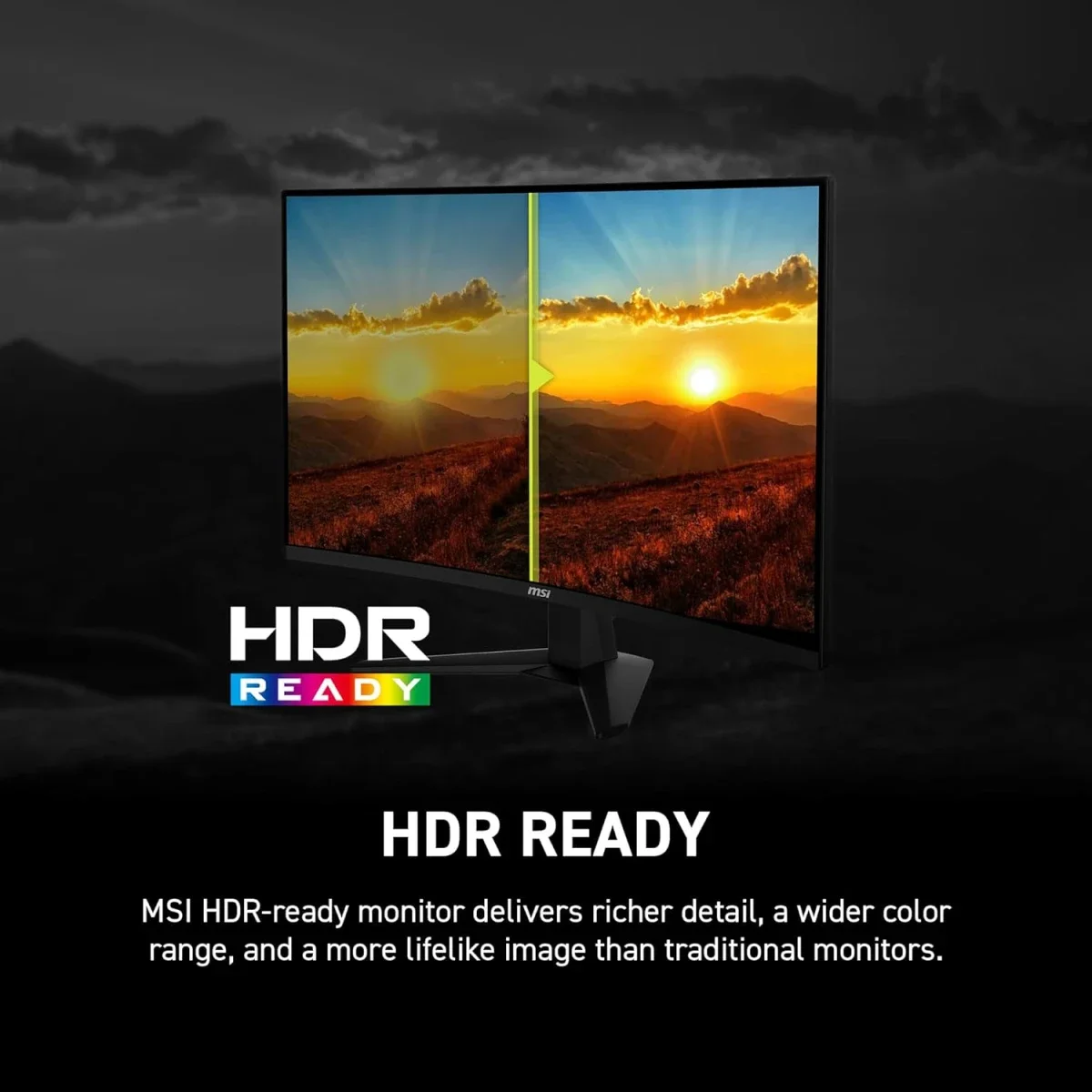 MSI MAG 274CXF 27-inch Curved Gaming Monitor, FHD, 280Hz, 0.5ms, VA - Thumbnail 6