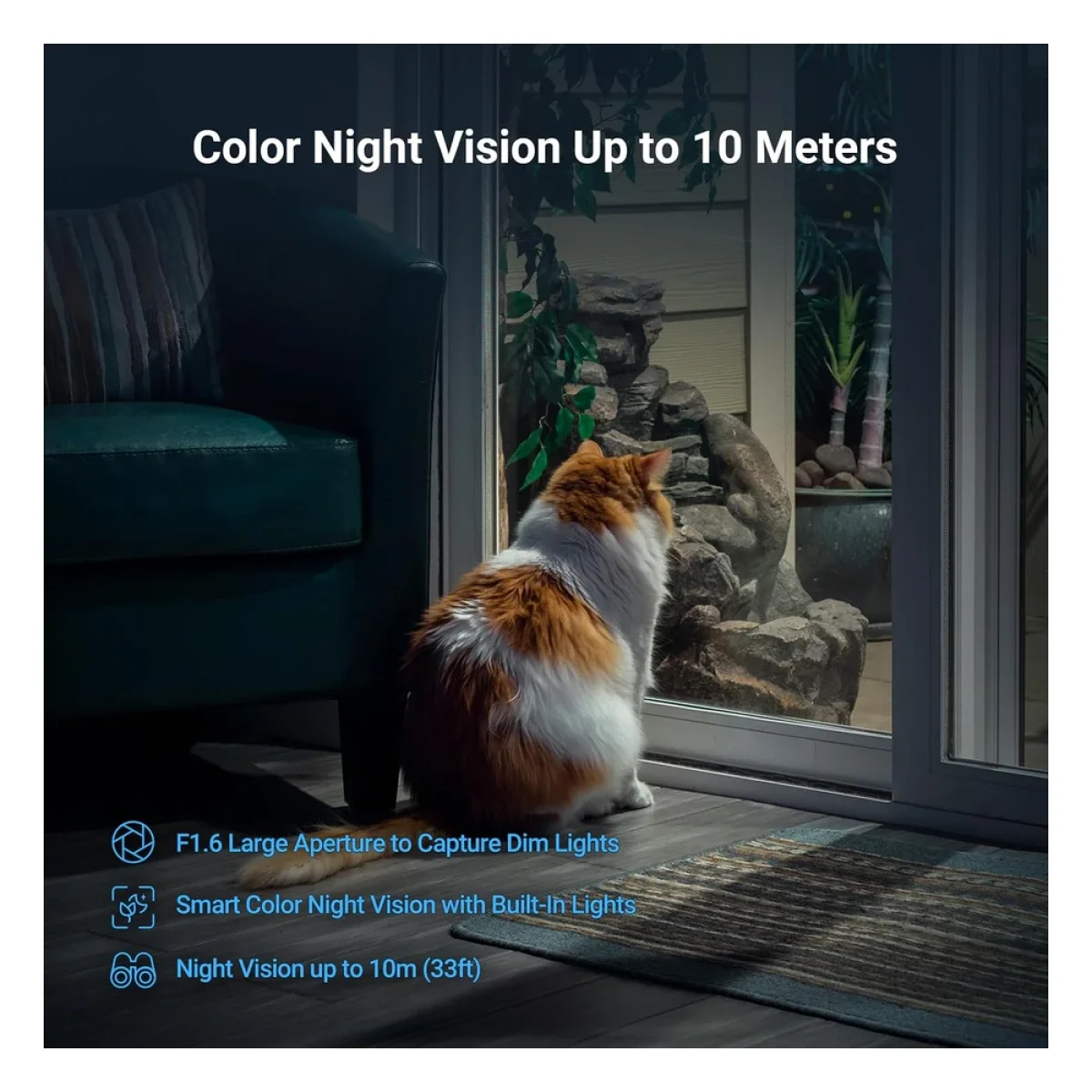 Ezviz H6C G1 4K Indoor Pan & Tilt Wi-Fi Camera with Human & Pet Detection - Thumbnail 7
