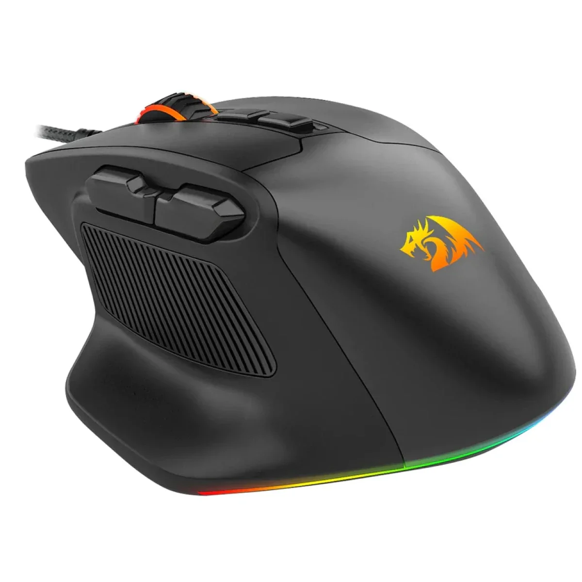 ماوس ألعاب لاسلكي Redragon M806 مع 7 أزرار قابلة للبرمجة وإضاءة RGB وبلوتوث و2.4GHz - Thumbnail 2
