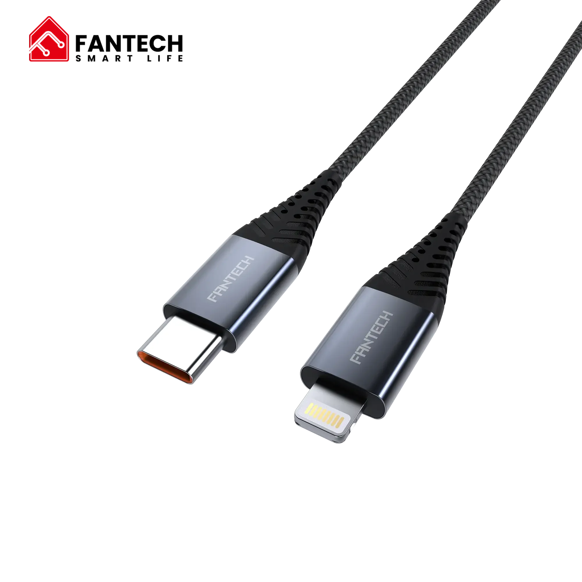 سلك بيانات Fantech DL2CL DuraLink من USB-C إلى Lightning - Image 1