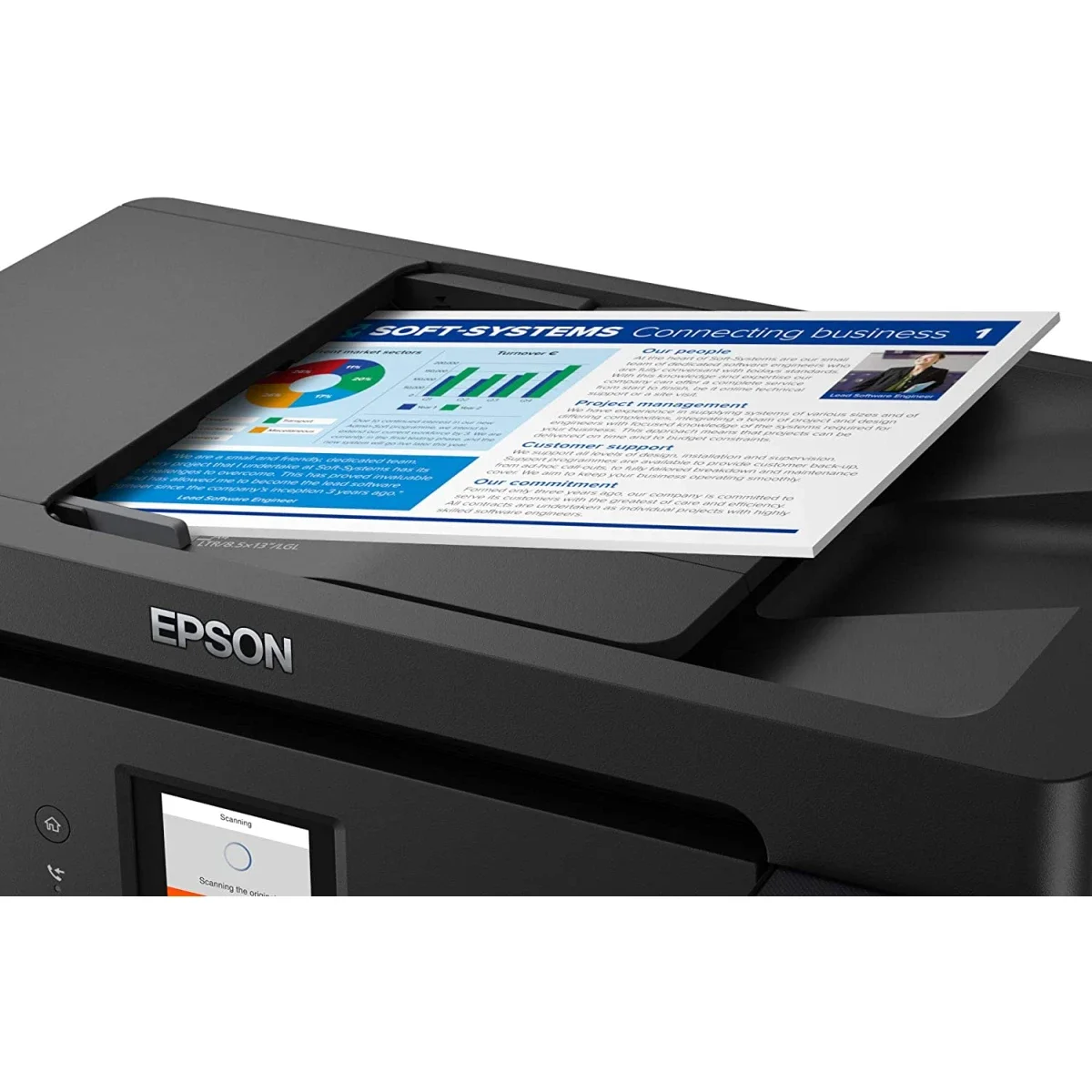 طابعة حبر متعددة الوظائف EPSON EcoTank L14150 A3+ مع Wi‑Fi وطباعة على الوجهين - Thumbnail 5