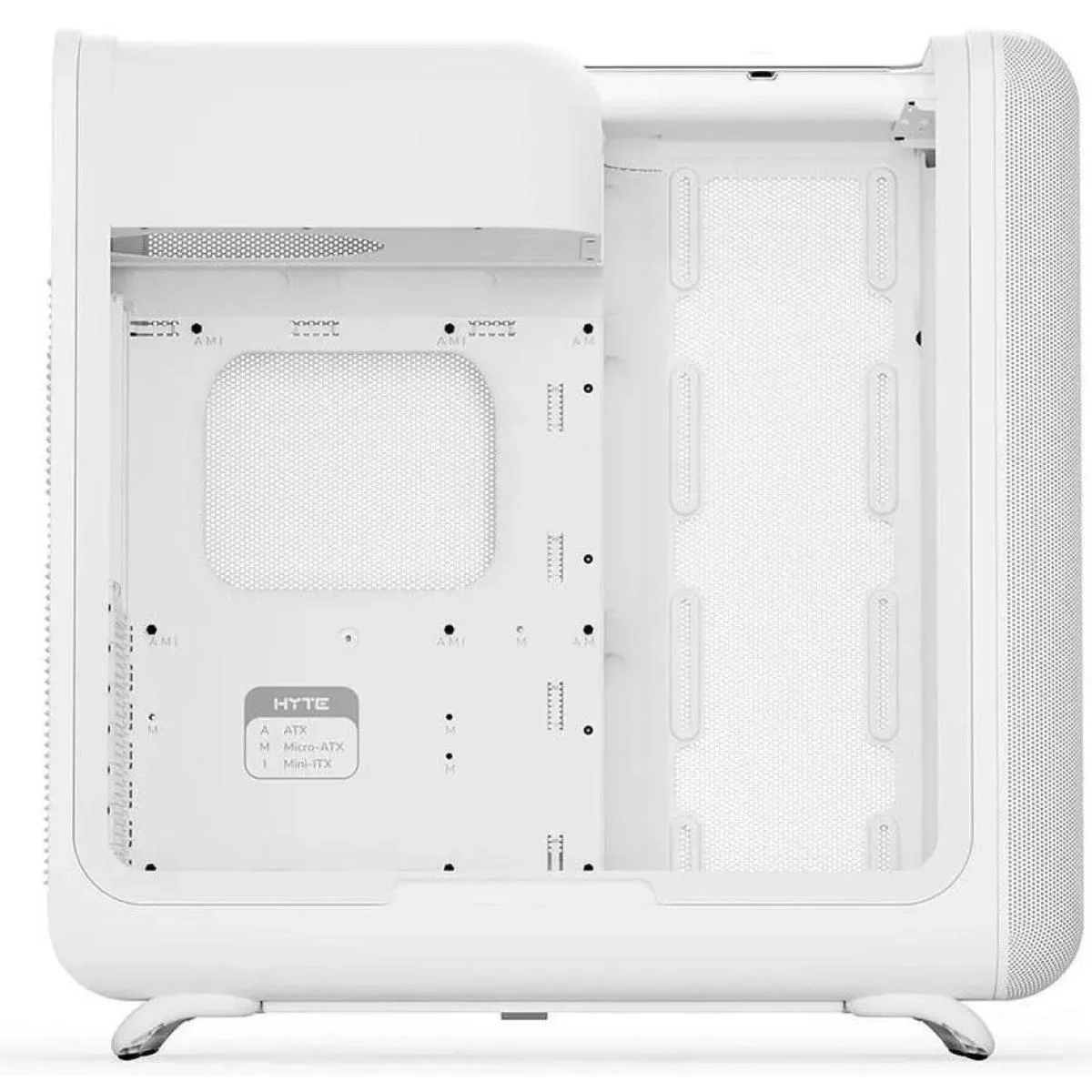 HYTE X50 ATX Mid-Tower PC Case with Micro-Mesh Ventilation, Snow White - Image 4