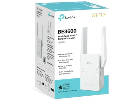 مقوي شبكة TP-LINK RE225BE BE3600 واي فاي 7 ثنائي النطاق مع منفذ جيجابت إيثرنت - Image 7