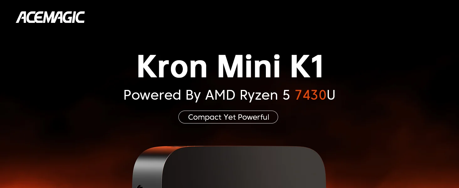 كمبيوتر صغير مكتبي للألعاب ACEMAGIC S3A Barebone بمعالج AMD Ryzen 9 7940HS ورسوميات Radeon 780M لون أسود - Thumbnail 10