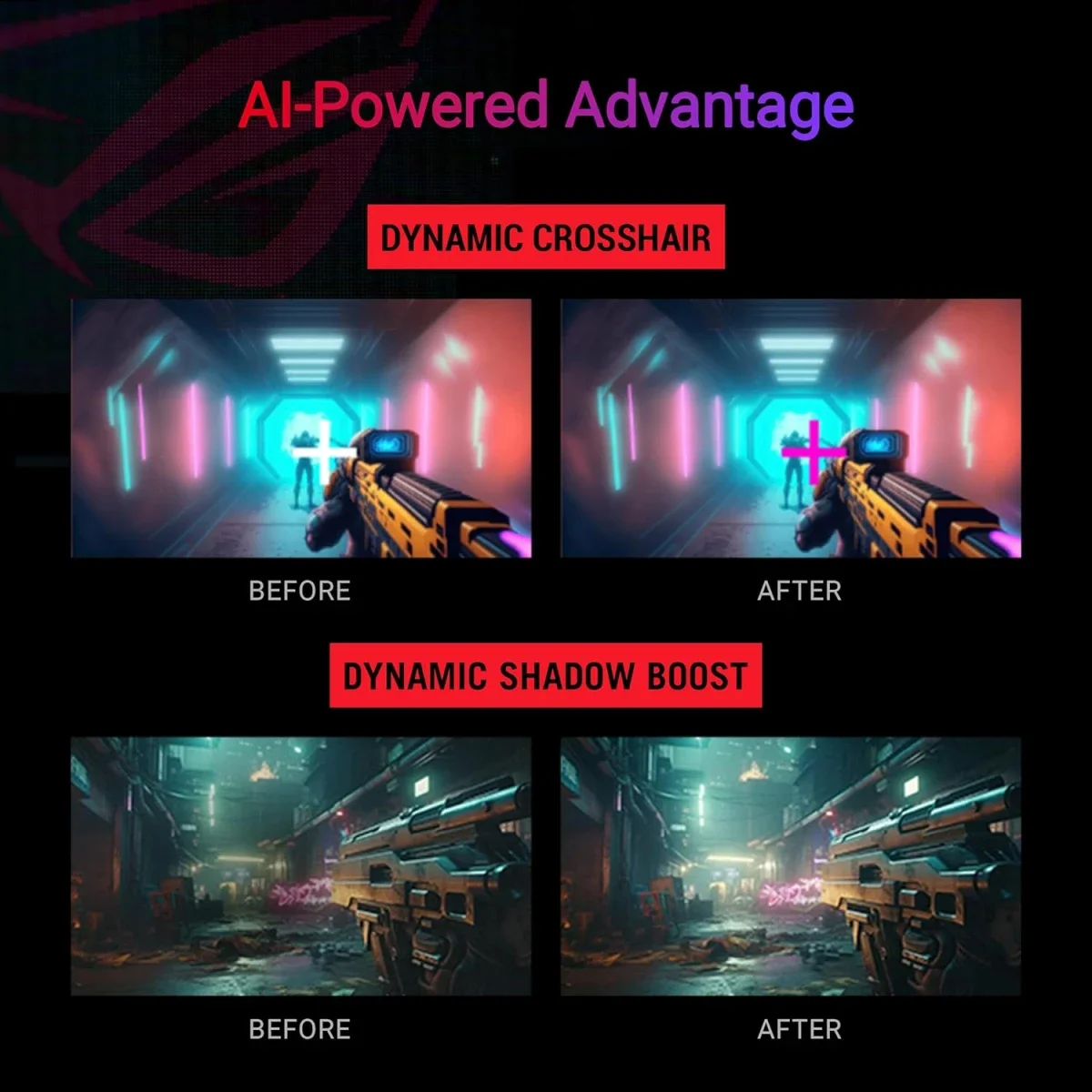 شاشة Asus ROG Strix XG27WCMS للألعاب 27 إنش منحنية QHD، 280 هرتز، 1 مللي ثانية، USB-C - Image 5