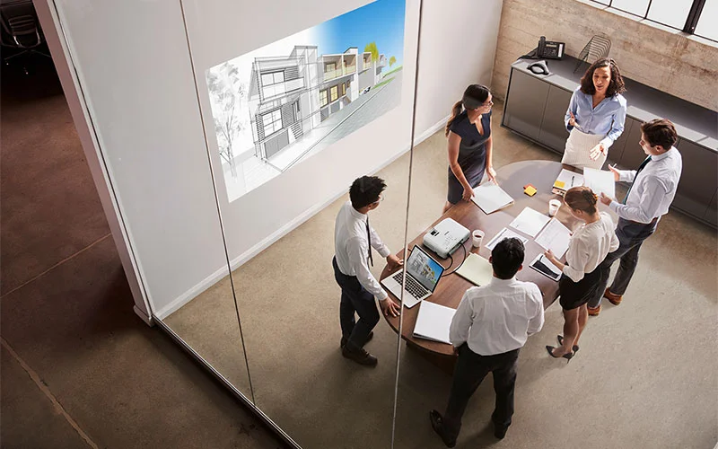 جهاز عرض EPSON EB-X49 بتقنية 3LCD ودقة XGA وسطوع 3600 لومن للمنزل والمكتب - أبيض - Image 5