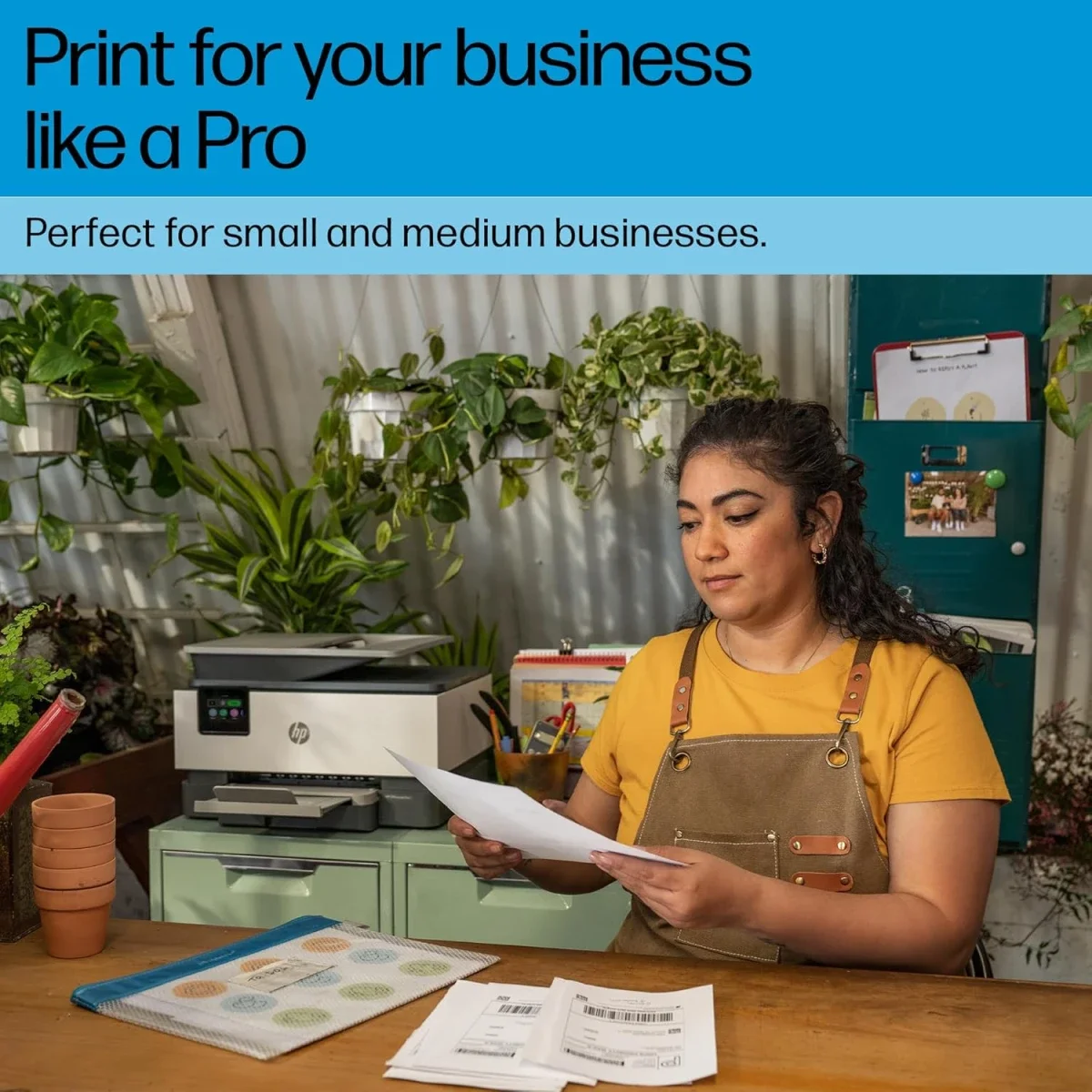 طابعة HP OfficeJet Pro 9123 الكل في واحد A4 ملونة نافثة للحبر مع اتصال لاسلكي وADF وطباعة على الوجهين - Image 5
