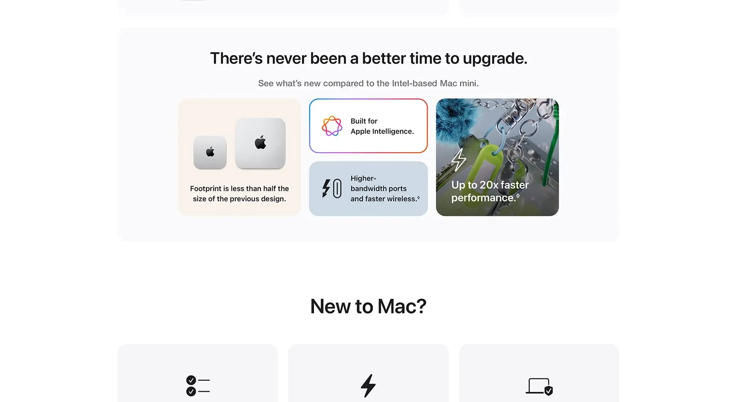 كمبيوتر صغير Apple Mac Mini (2024) M4 رام 16GB SSD 512GB جيجابت إيثرنت - Thumbnail 10