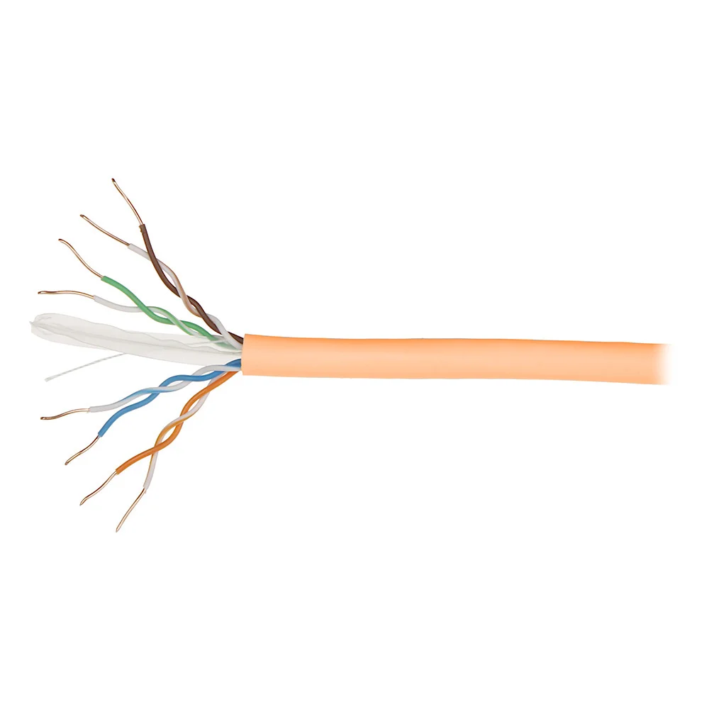 كيبل شبكة HIKVISION DS-1LN6-UU بطول 1 متر CAT6 UTP بغلاف PVC