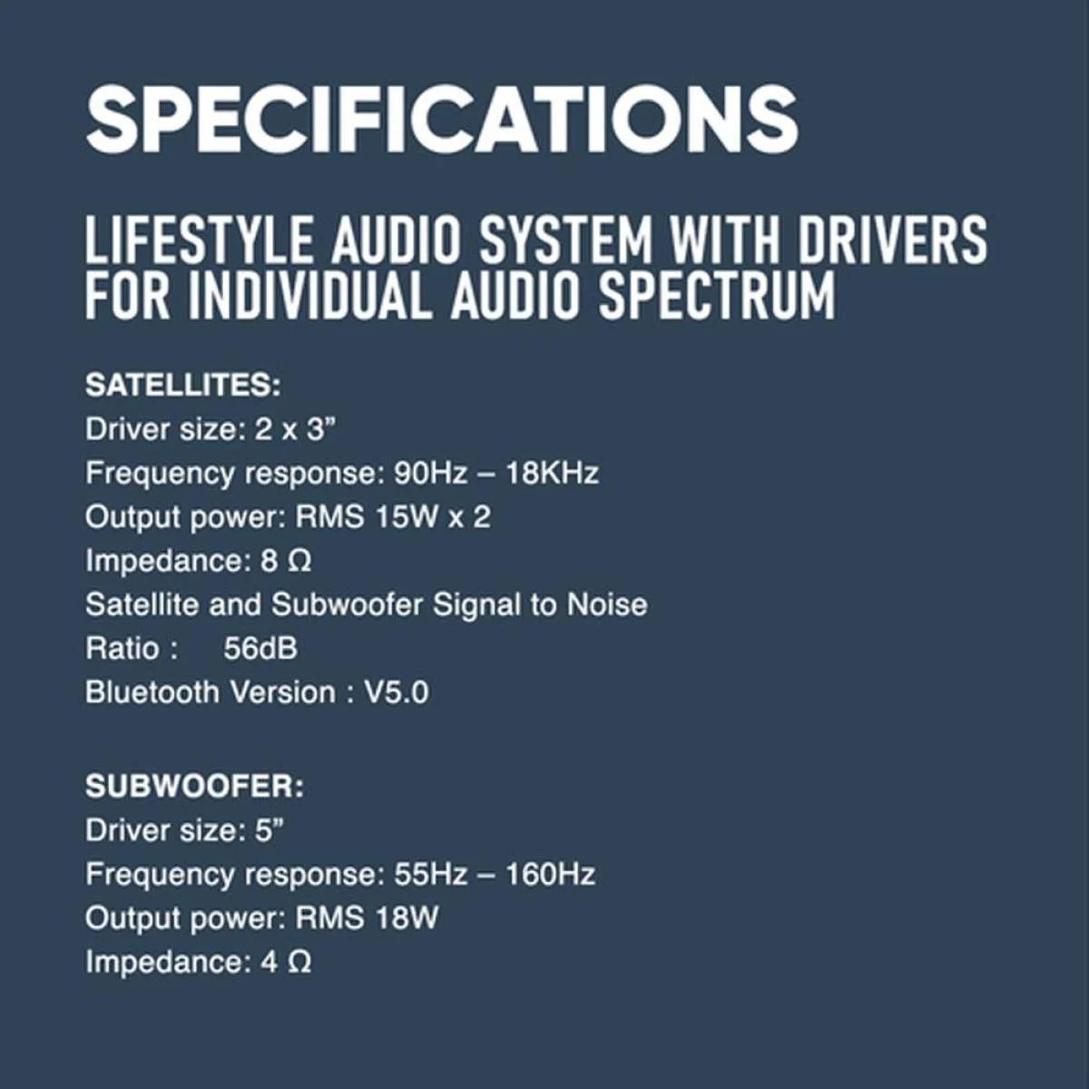 نظام سماعات مالتي ميديا SonicGear Evo 5 Pro بلوتوث 2.1 مع سب ووفر 5 إنش وقوة 96 واط - Image 6