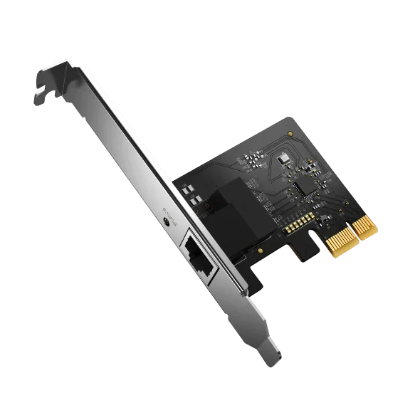 كرت شبكة MERCUSYS MA210E جيجابت PCIe مع قاعدة منخفضة الارتفاع وإيثرنت موفر للطاقة