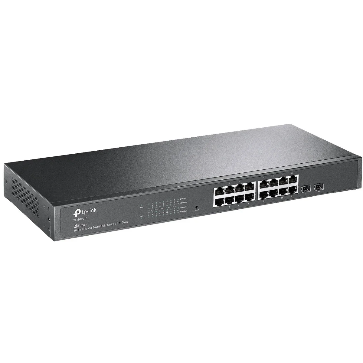 TP-LINK JetStream TL-SG2218 16-Port Gigabit Smart Managed Switch with 2 SFP Slots