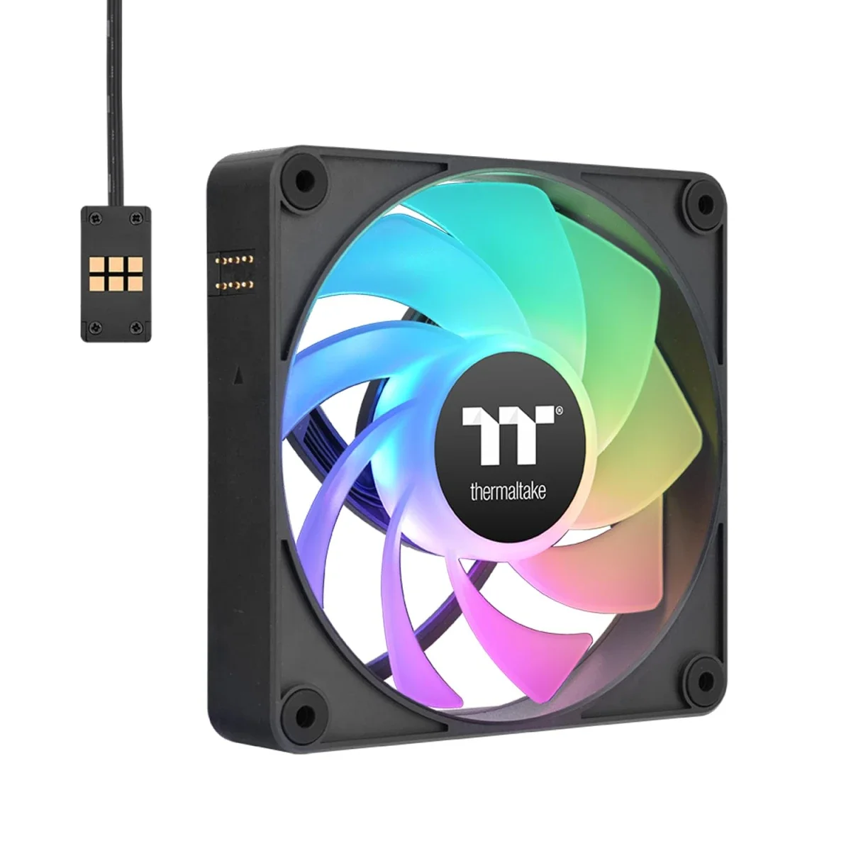 مروحة تبريد PC عكسية Thermaltake CT140 EX ARGB حزمة 3 مراوح 140 مم - Thumbnail 3