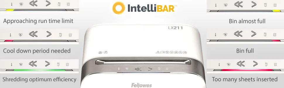 آلة فرم الورق Fellowes Powershred LX221 بتقطيع دقيق، 20 ورقة، مقاومة للانحشار بنسبة 100% - Image 10