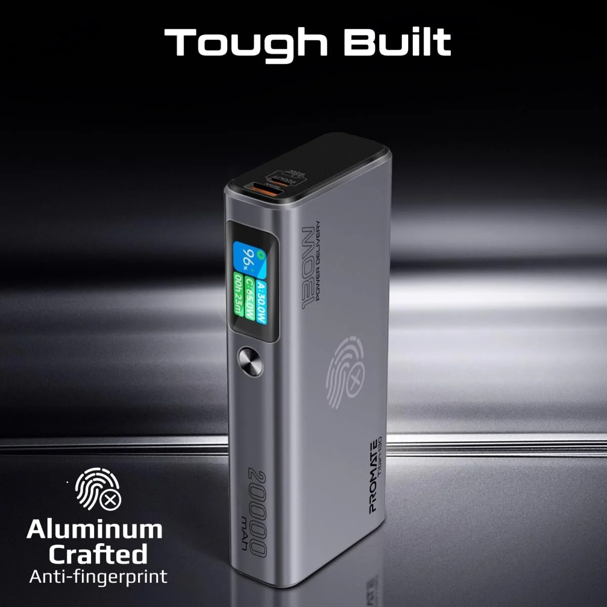 باور بانك Promate Titan-130 بسعة 20000mAh وقدرة 130W للابتوب والموبايل - Image 5