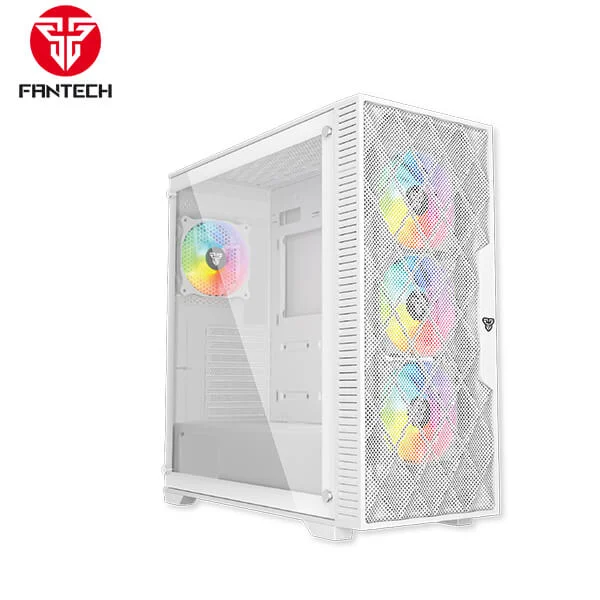 Fantech RHOMBUS XL CG84 Mid-Tower PC Case White
