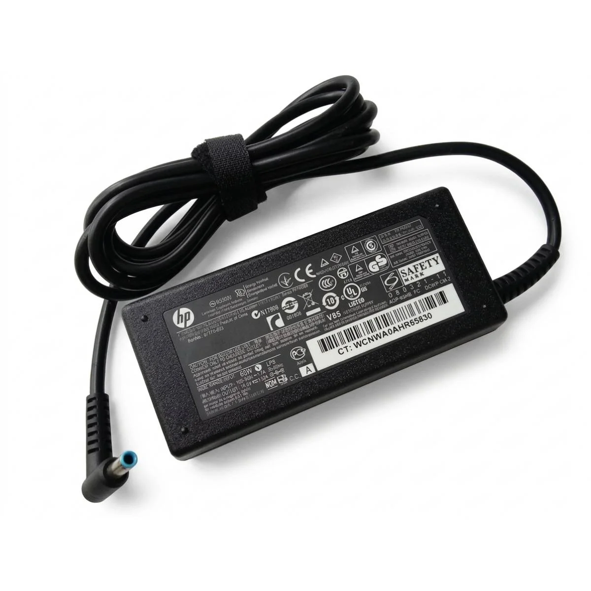 شاحن لابتوب متوافق مع HP 65W بخرج 19.5V 3.33A ورأس أزرق 4.5×3.0mm - Thumbnail 2