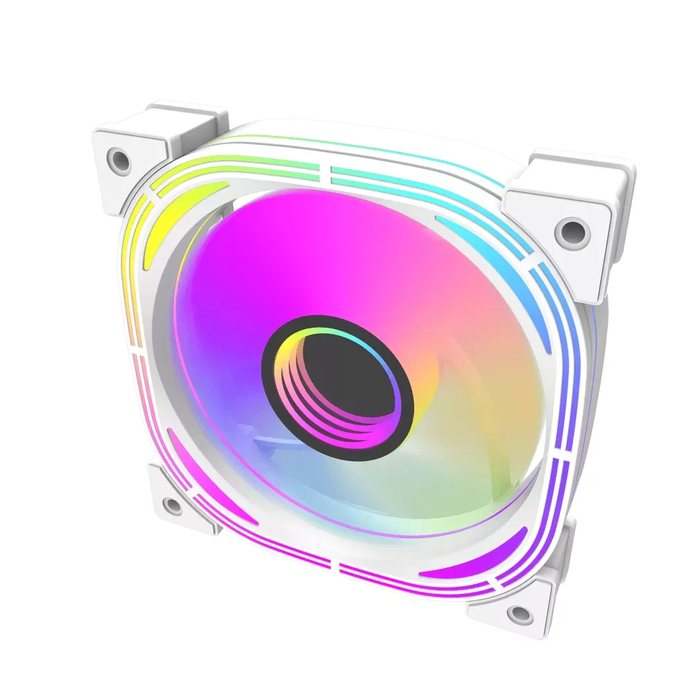 DarkFlash INF24 3-in-1 120mm ARGB Cooling Fan Kit - White - Thumbnail 6