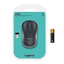 ماوس Logitech M185 لاسلكي USB مزدوج الاستخدام - رمادي - Thumbnail 13