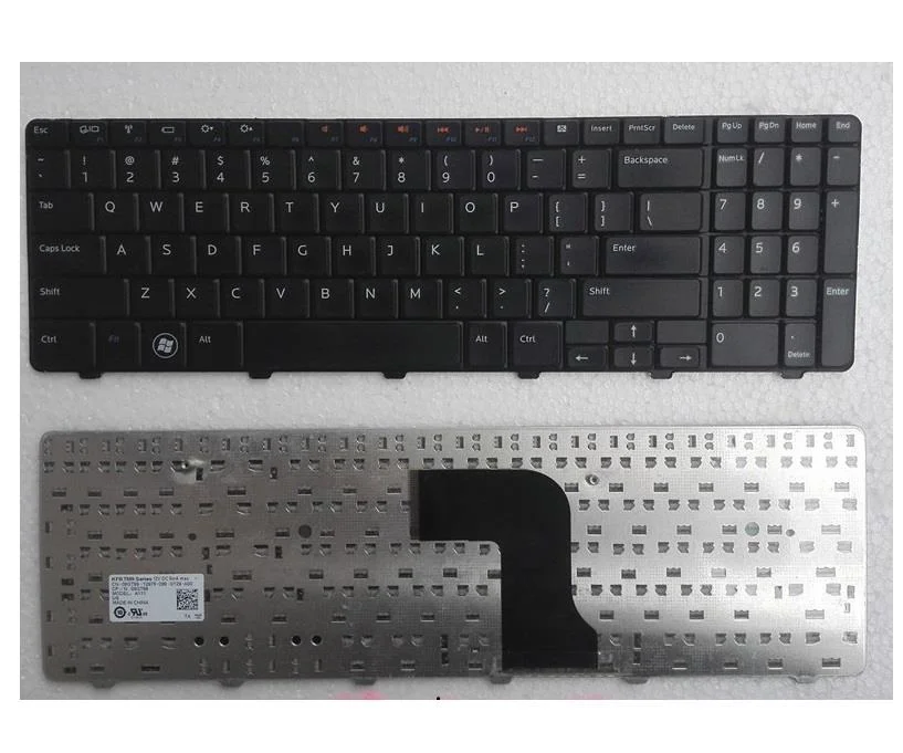 كيبورد لابتوب بديل MB352-001 متوافق مع Dell Inspiron 15R N5010 عربي وإنجليزي - Image 2