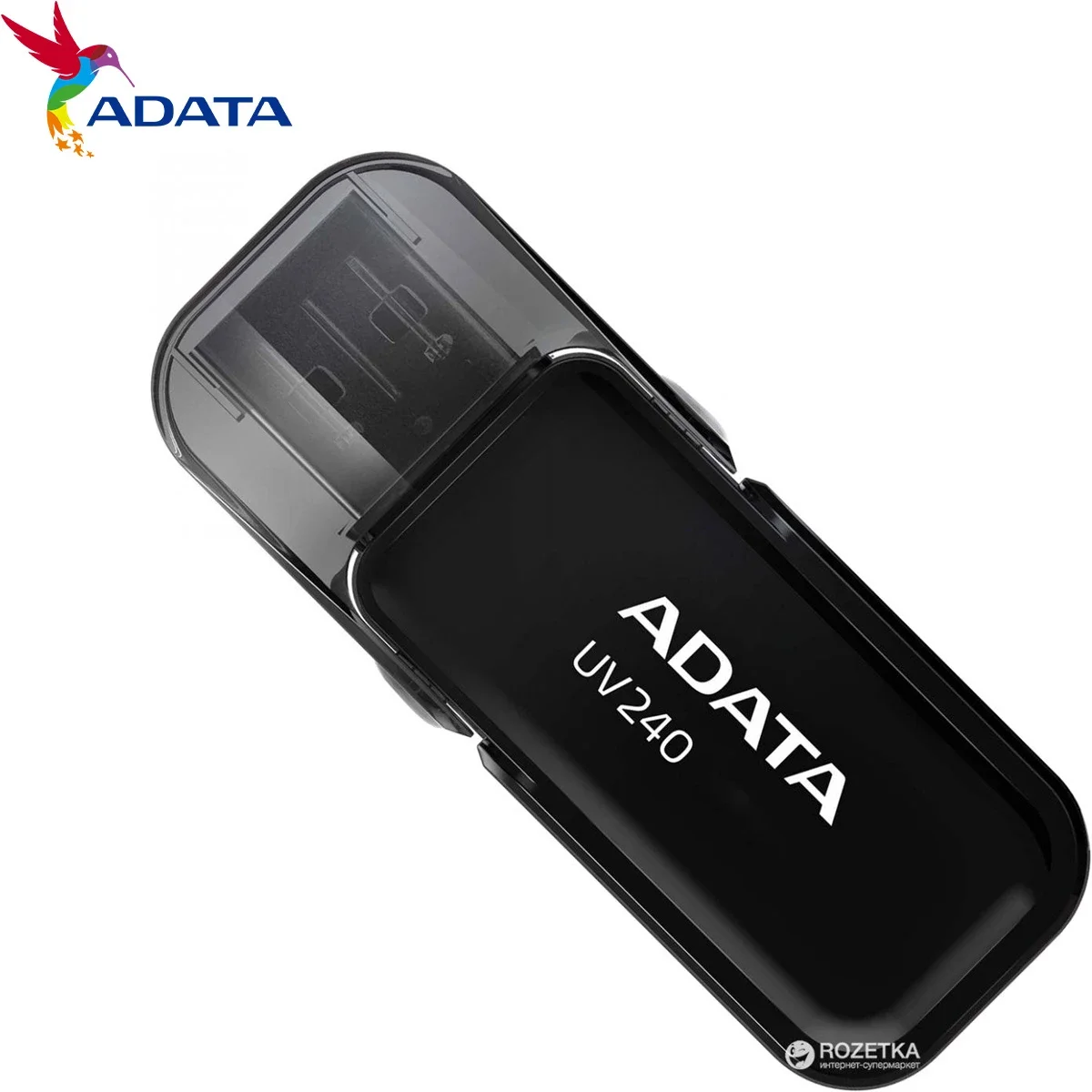 فلاش USB ADATA UV240 بسعة 32GB أسود USB 2.0